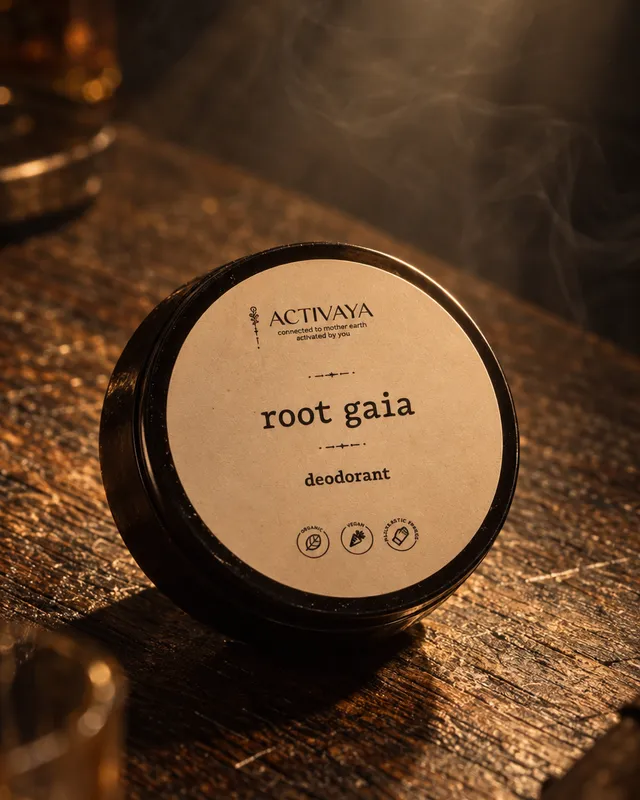 Root Gaia deodorant tin