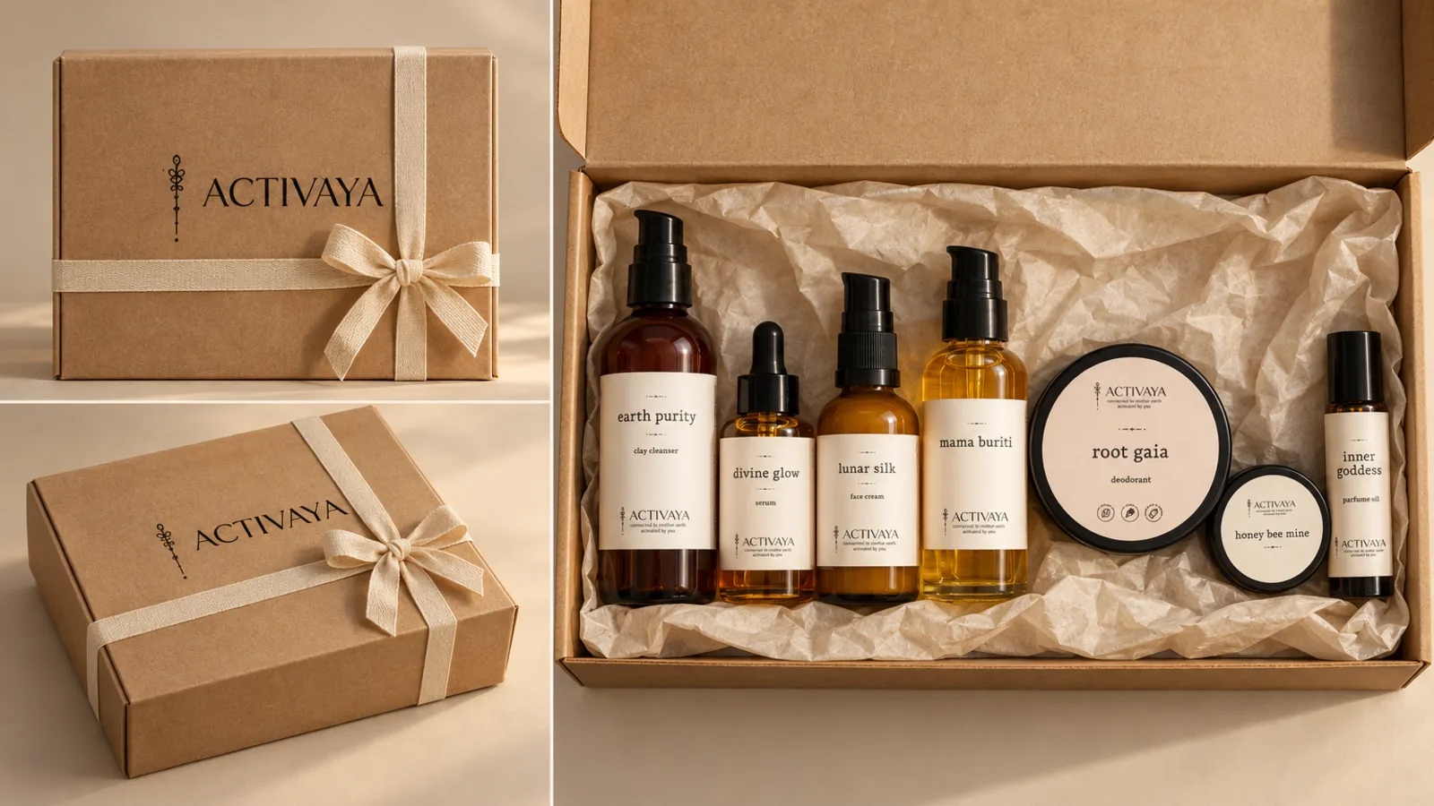 Reference sheet for the Activaya box and its seven products